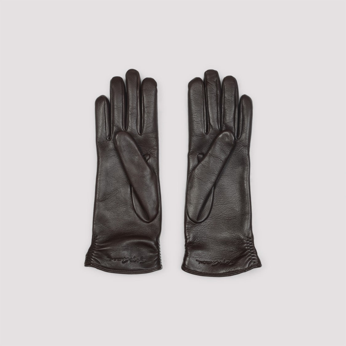 Giorgio Armani Lamb Leather Gloves With Refined Silhouette