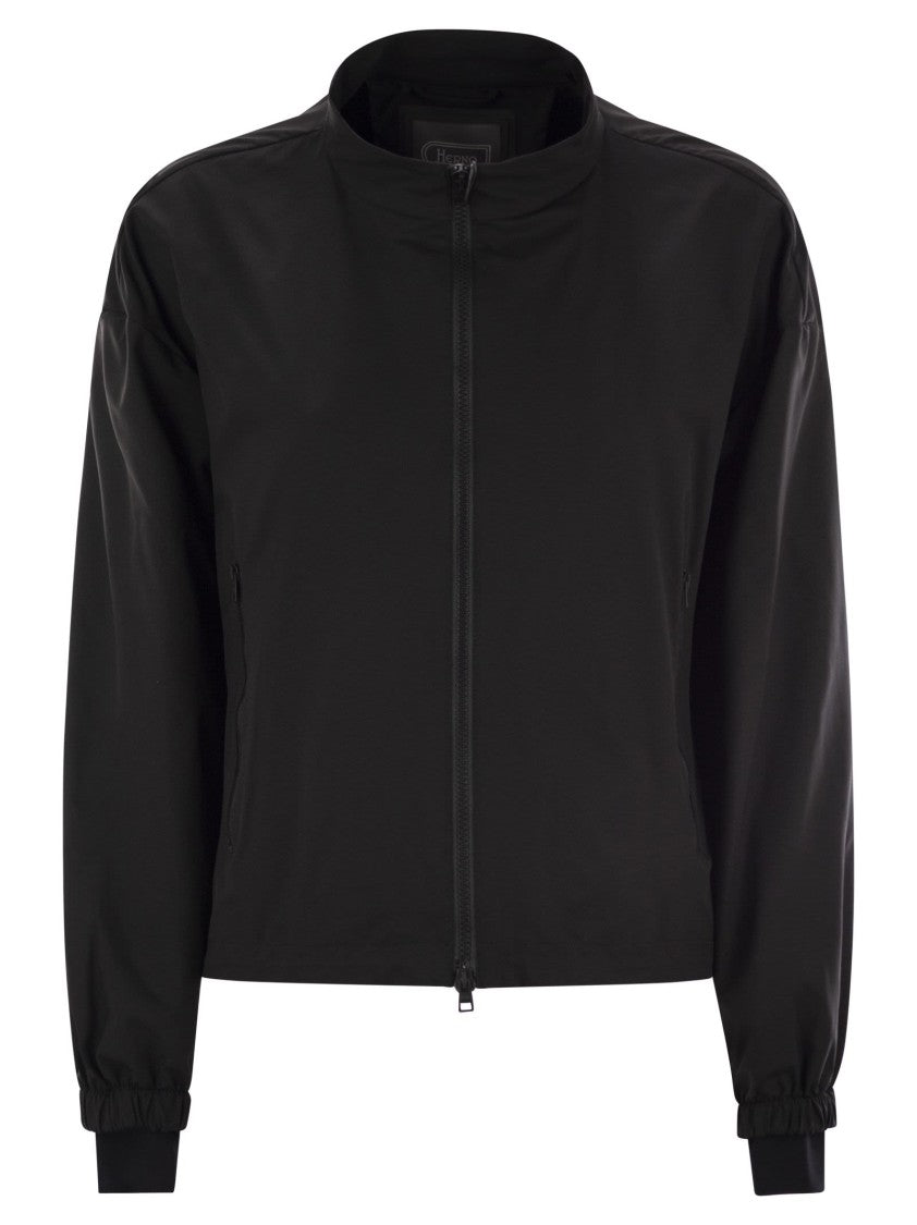 Herno Laminar Bomber Jacket With Zip