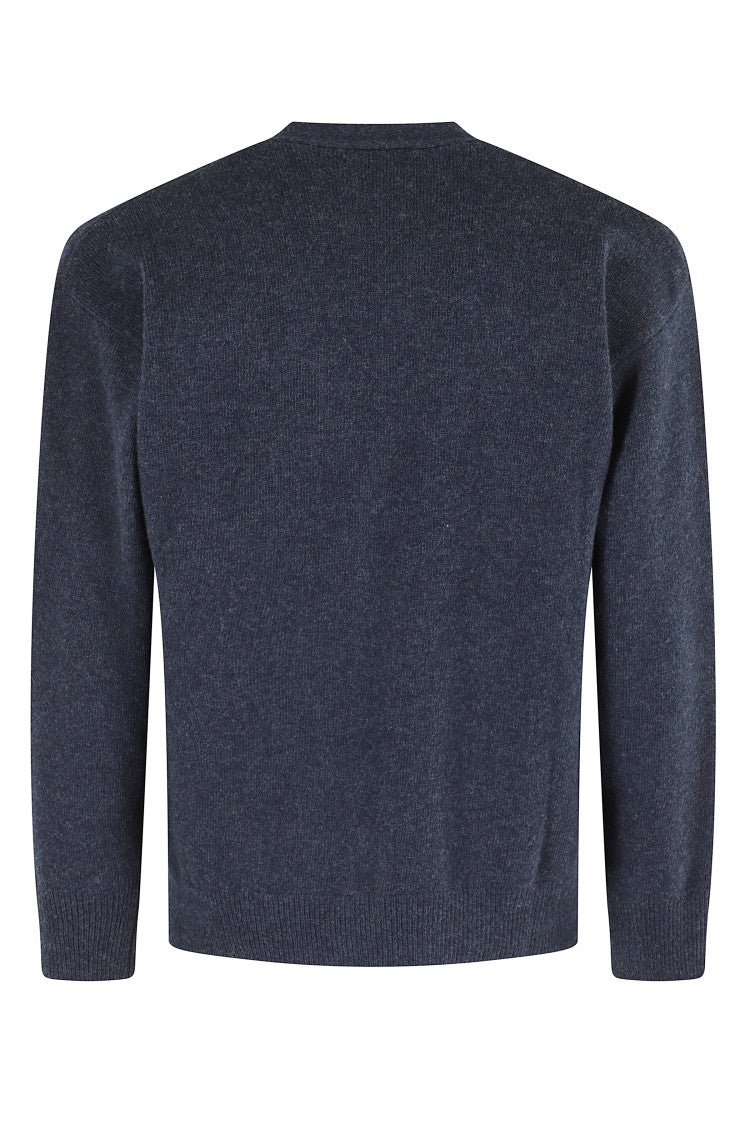 Roberto Collina V-Neck Denim Cardigan