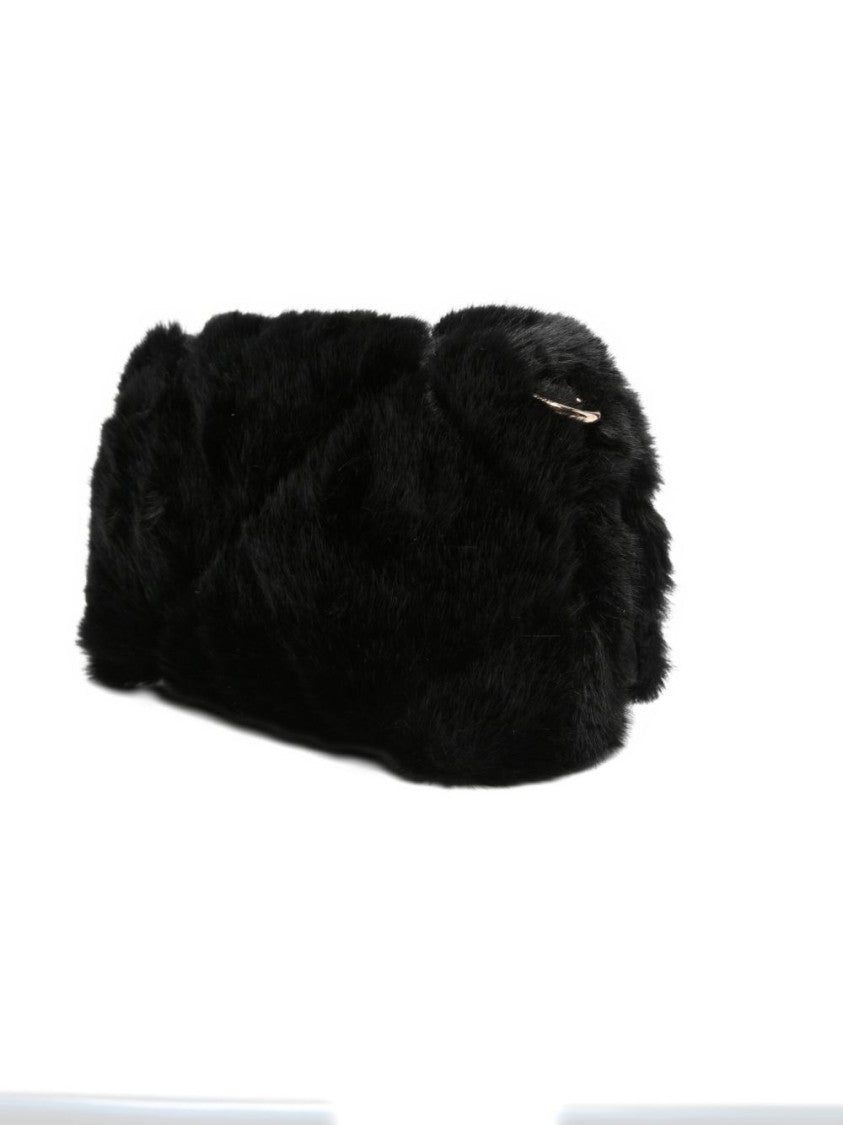 Liu Jo Quilted Faux Fur Shoulder Bag