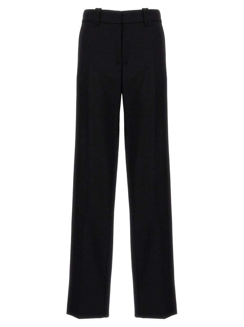 Paco Rabanne Classic Tailored Black Wool Pants