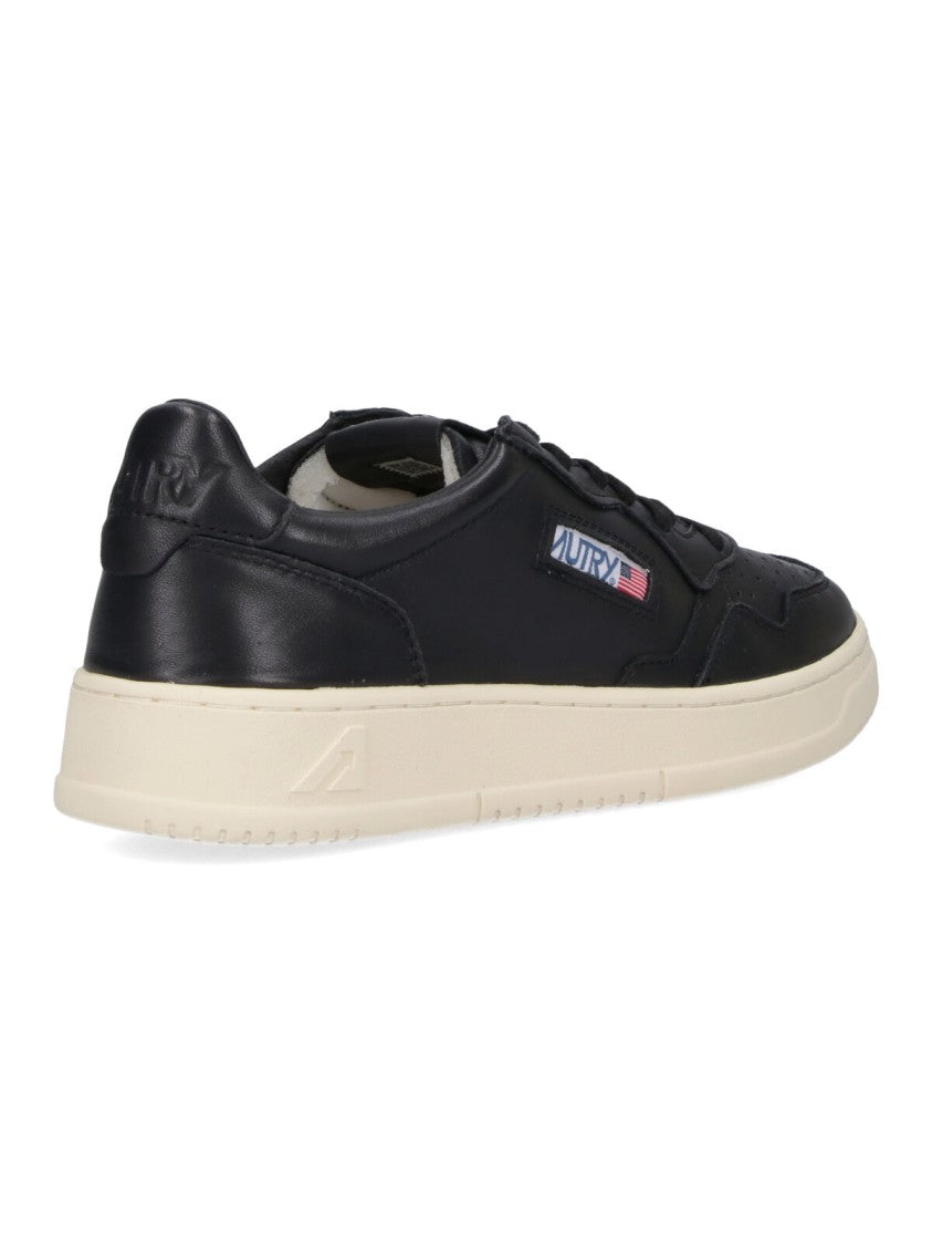 Autry Low-Top Nappa Leather Sneakers With Rounded Toe