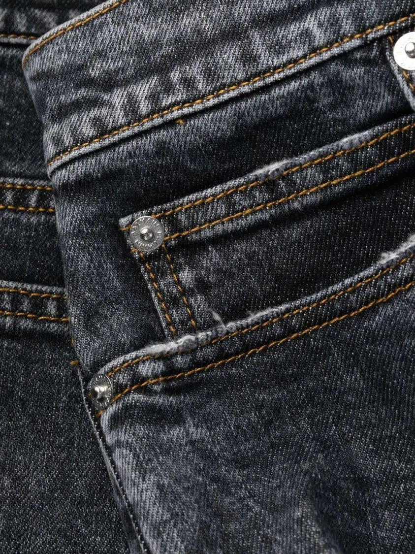Balmain 6 Pkt Slim Dirty Blue Pants