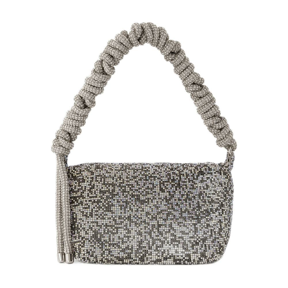 Kara Crystal Mesh Bag - Polyester - Black Pixel