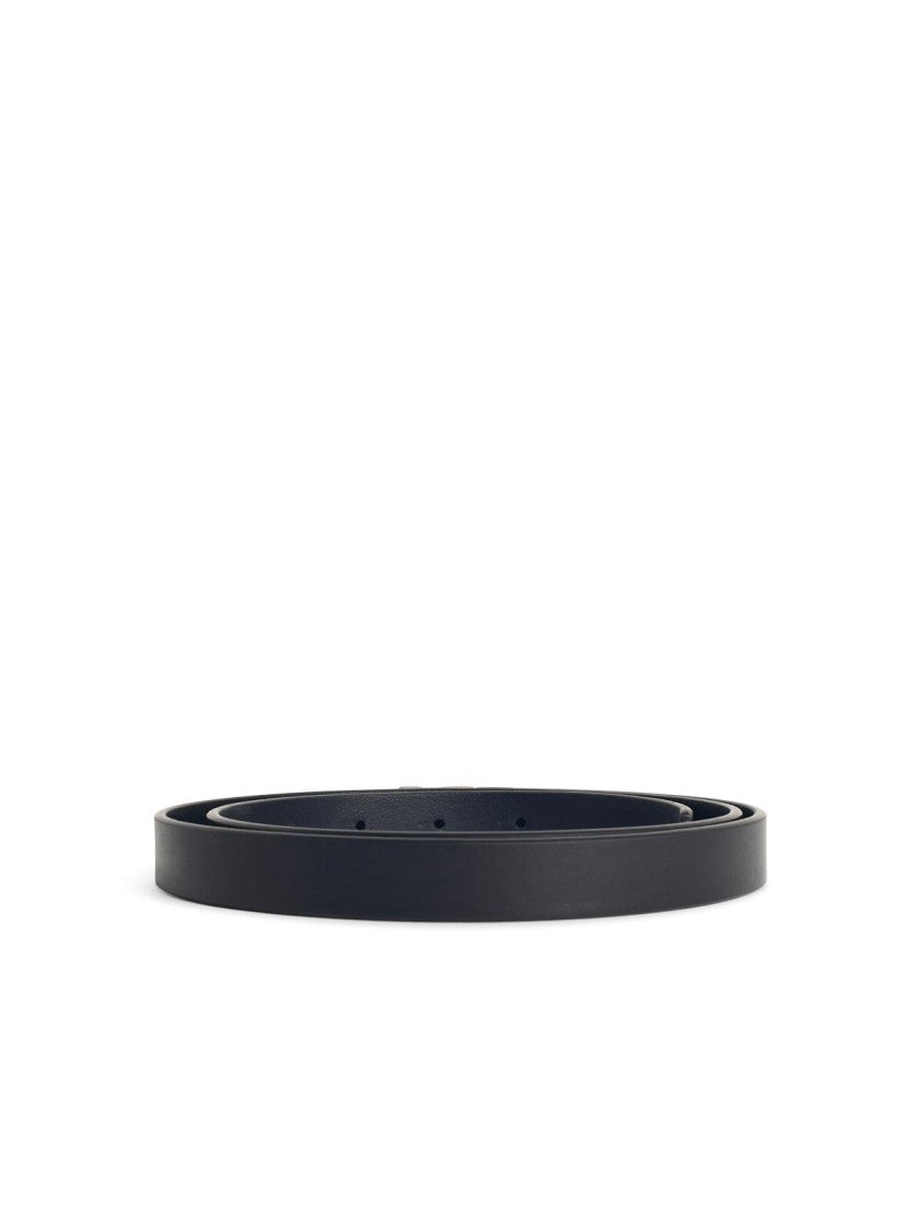 Erl Black Leather Belt