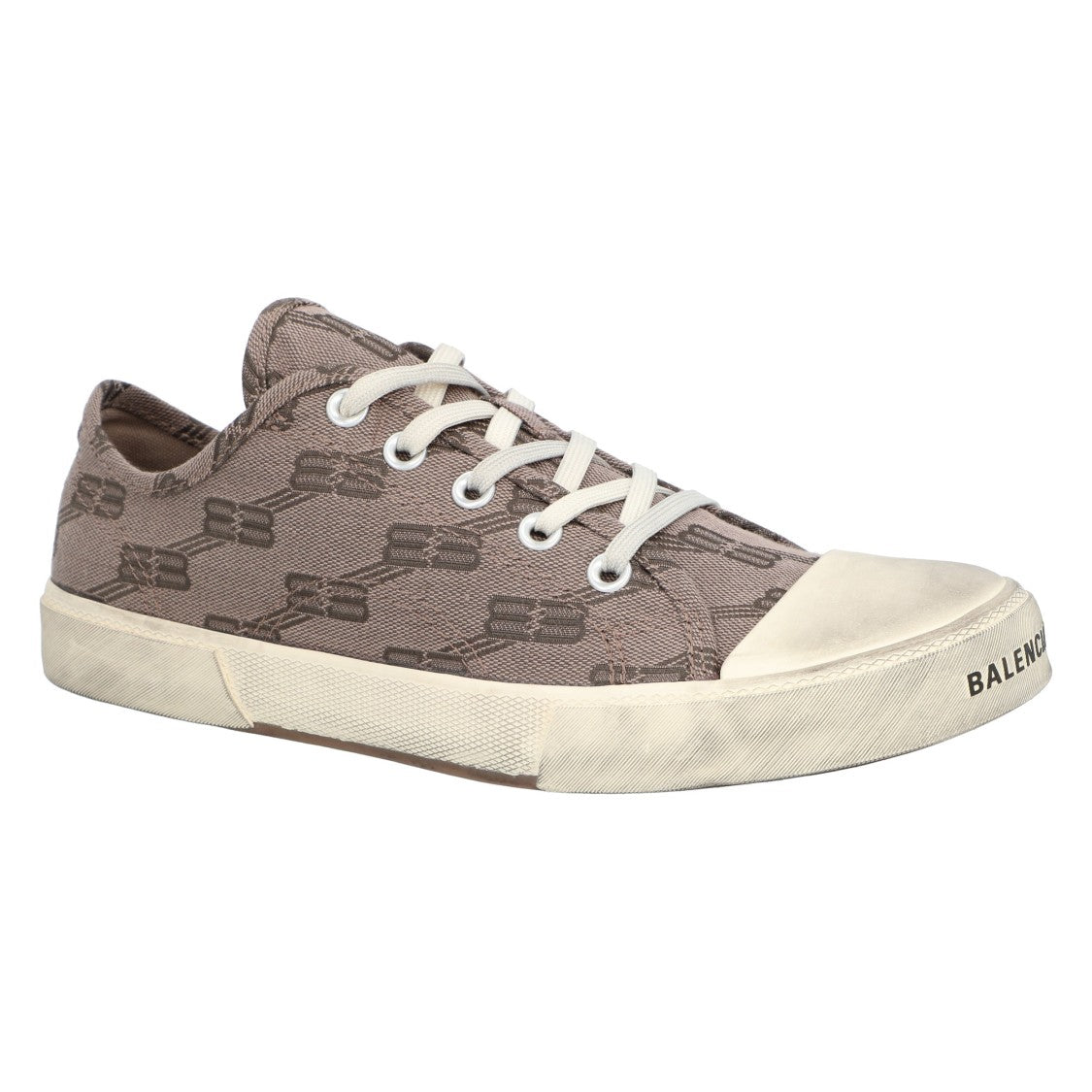 Balenciaga Paris Low Bb Monogram Brown