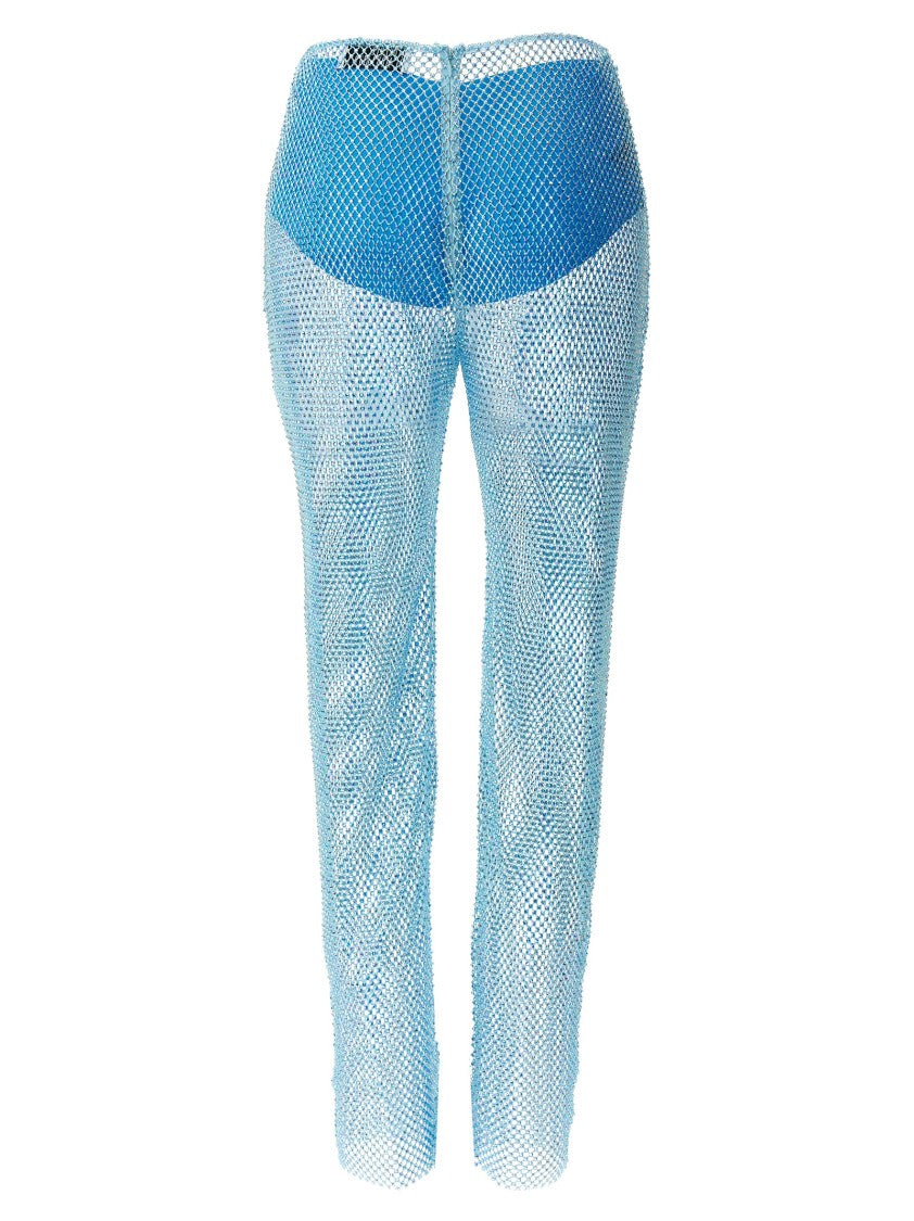 Giuseppe Di Morabito Sequin Mesh Pants With Removable Culottes