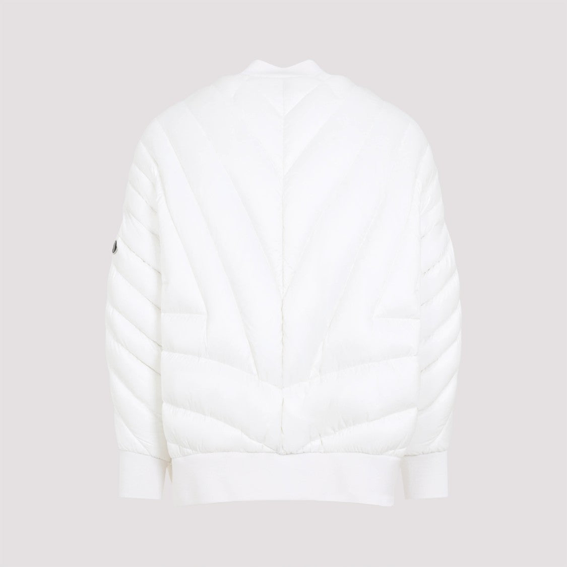 Moncler X Rick Owens Quilted Feather Down Jacket With Sunburst Design