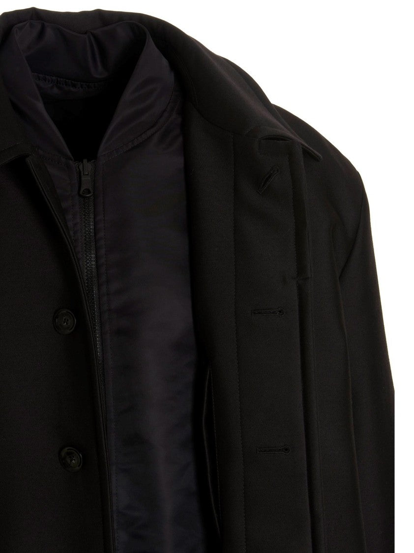 Valentino Garavani Pink Pp Collection Reversible Long Coat