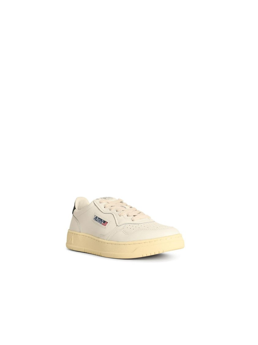 Autry Medalist' White Leather Sneakers