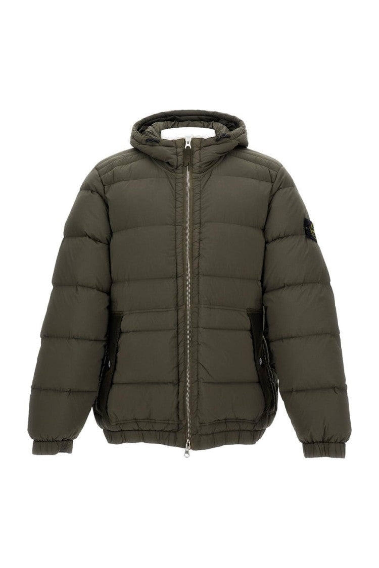 Stone Island Oversized Green Puffer Jacket