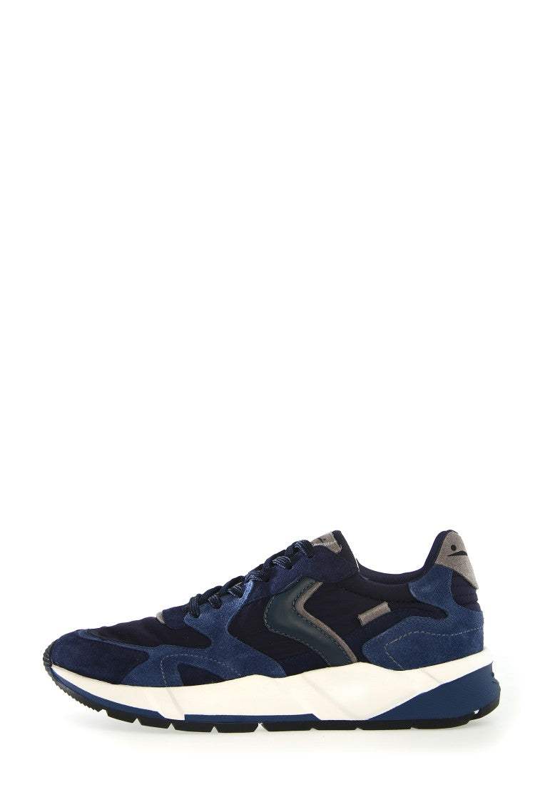 Voile Blanche Sporty Sneakers With Technical Fabric Upper