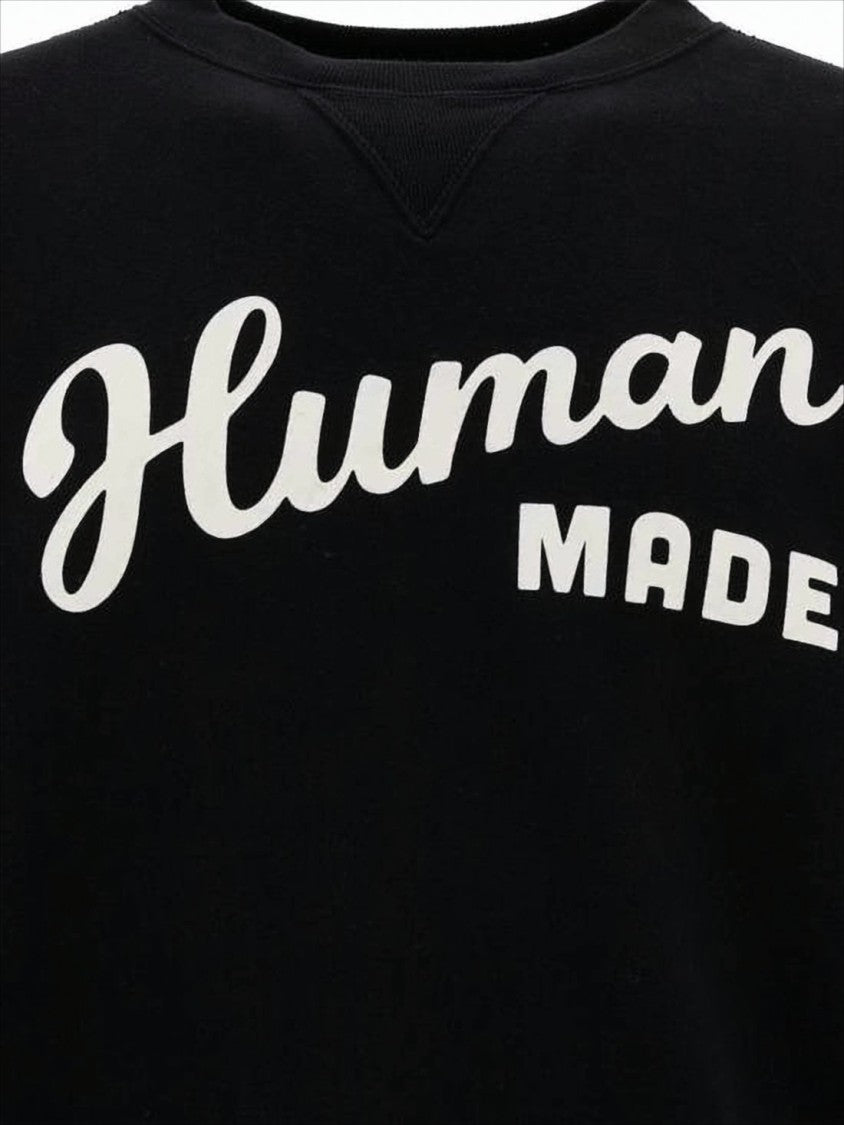 Humanmade Long-Sleeve Sweatshirt With Iconic Text And Emblem