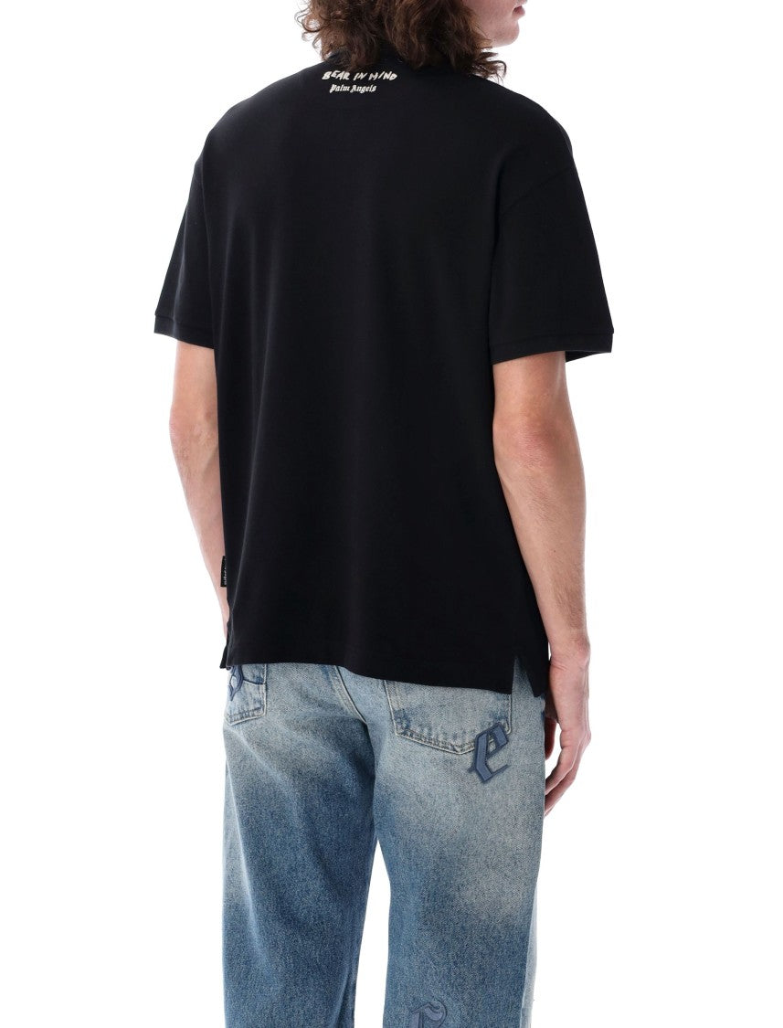 Palm Angels Mini Bear In Mind Polo Ss