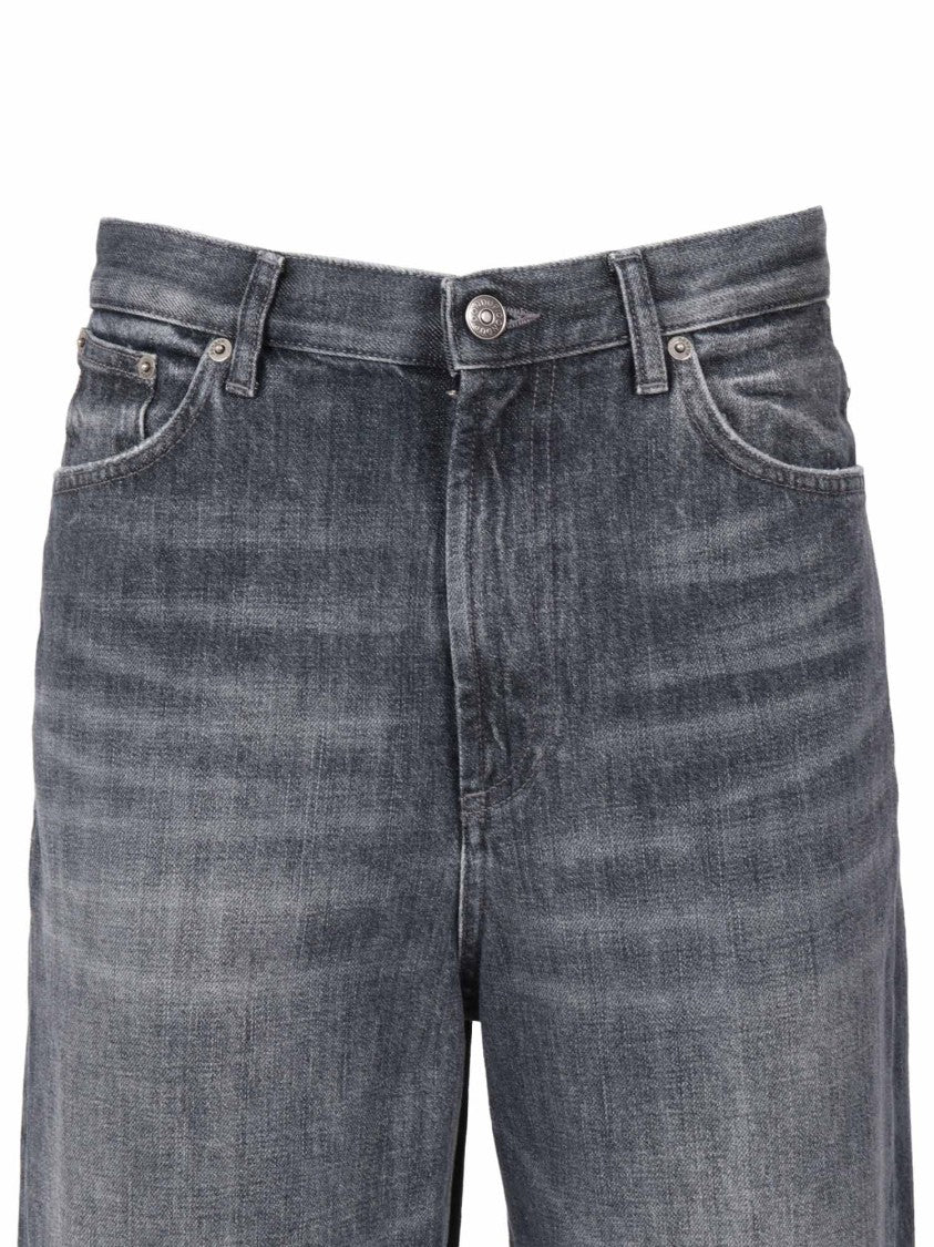 Dondup Relaxed Fit Tapered Leg Jeans