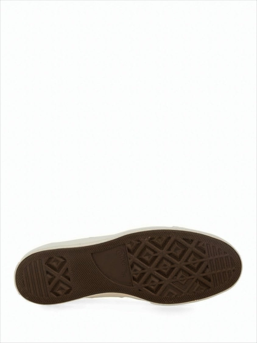 Comme Des Garçons Cotton Canvas Low-Top Sneakers With Iconic Heart Graphic