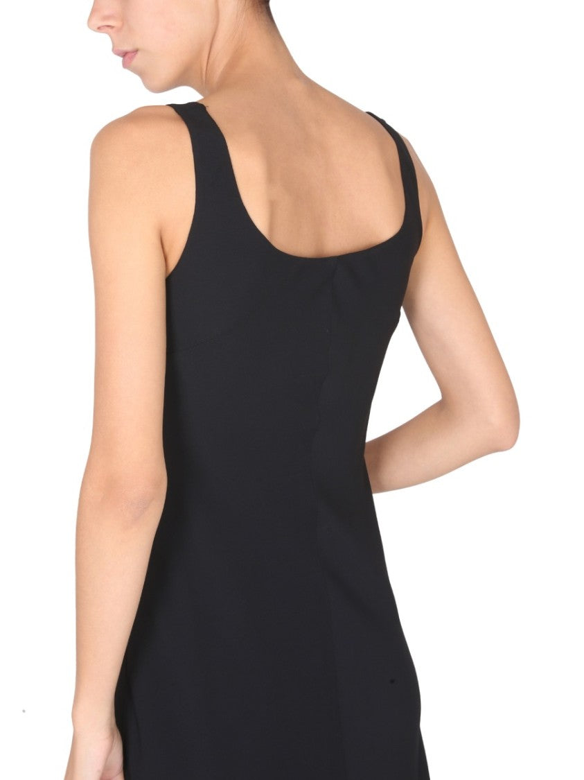 Philosophy Di Lorenzo Serafini Sleeveless Viscose Jersey Maxi Dress