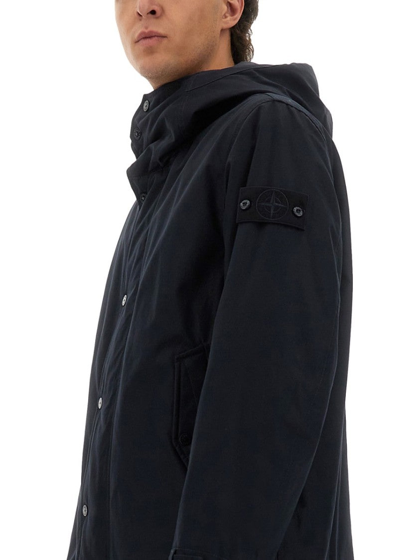Stone Island Waterproof Jacket With Hood