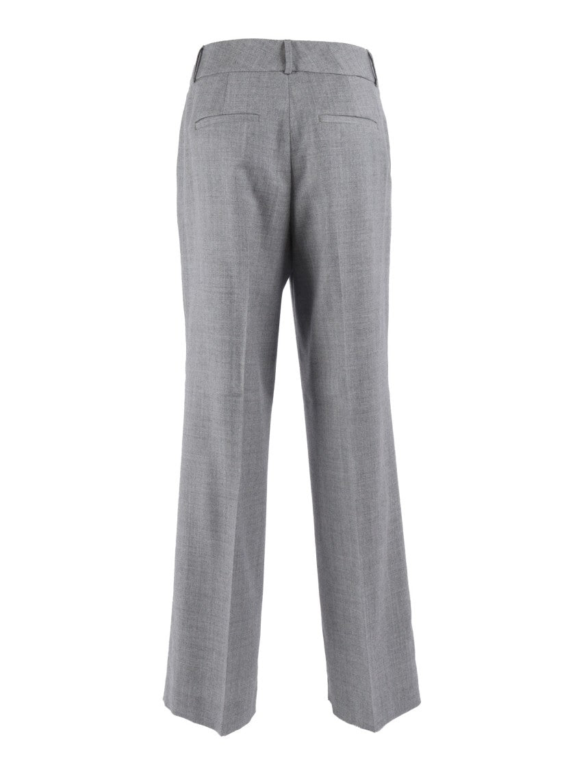 Peserico Straight-Leg Trousers With Mid-Rise Waist
