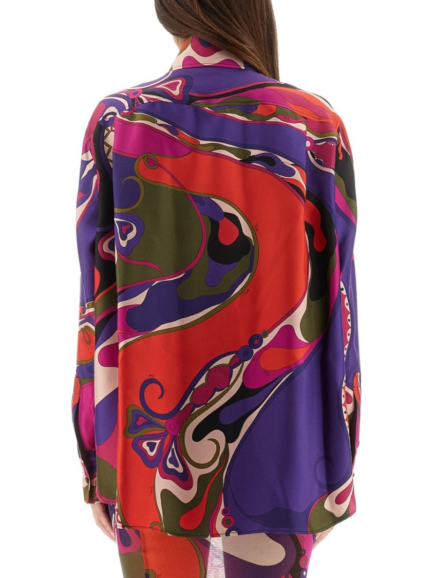 Pucci Orchid Print Shirt