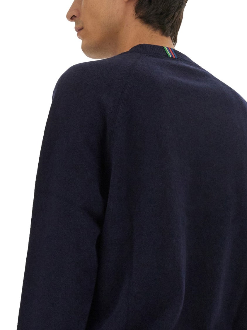 Ps Paul Smith Relaxed Fit Crew Neck Merino Wool Sweater