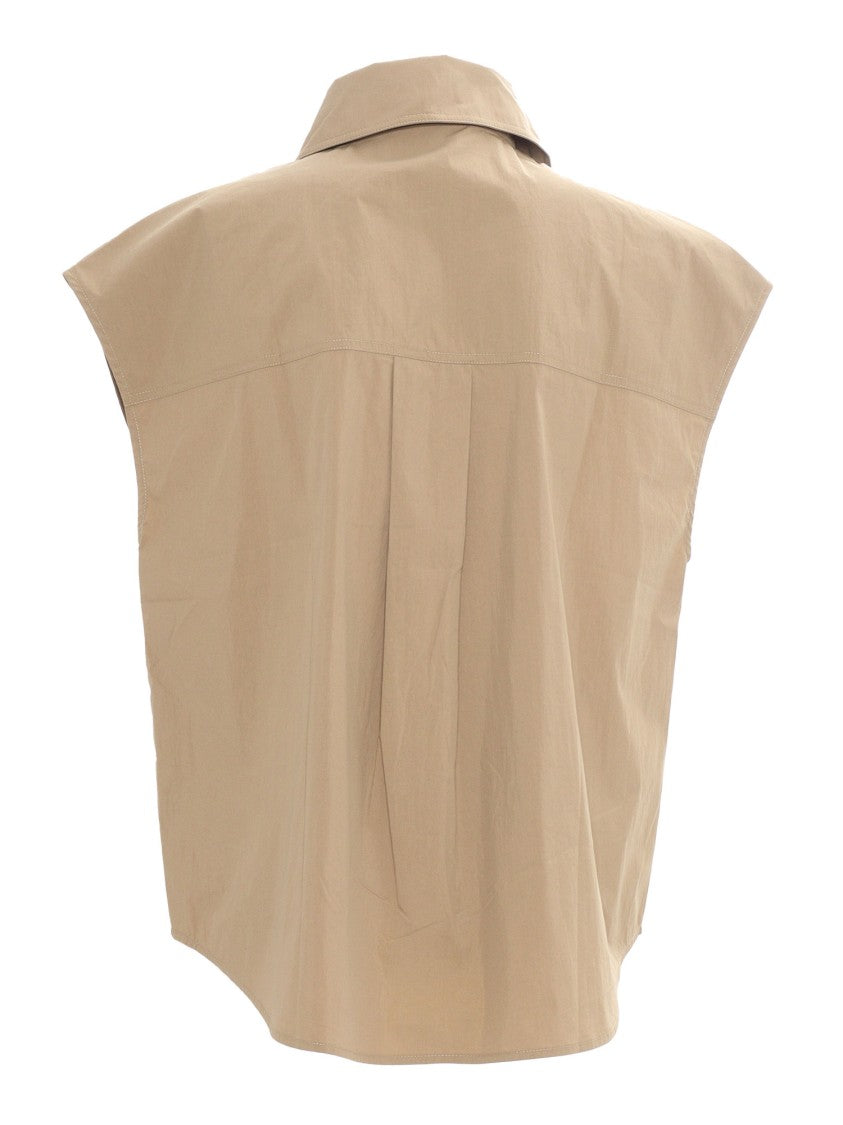 P.A.R.O.S.H. Relaxed Fit Shirt With Classic Collar