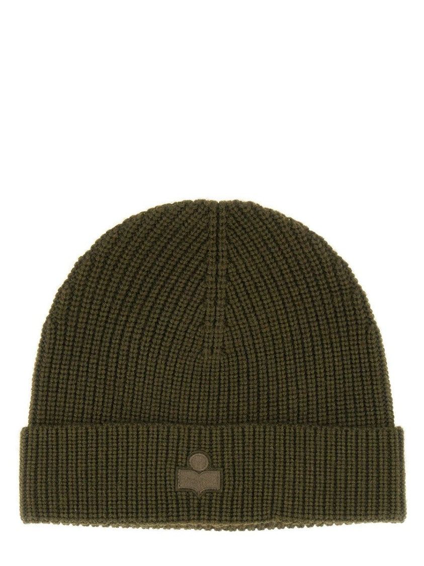 Isabel Marant Ribbed Texture Merino Wool Hat