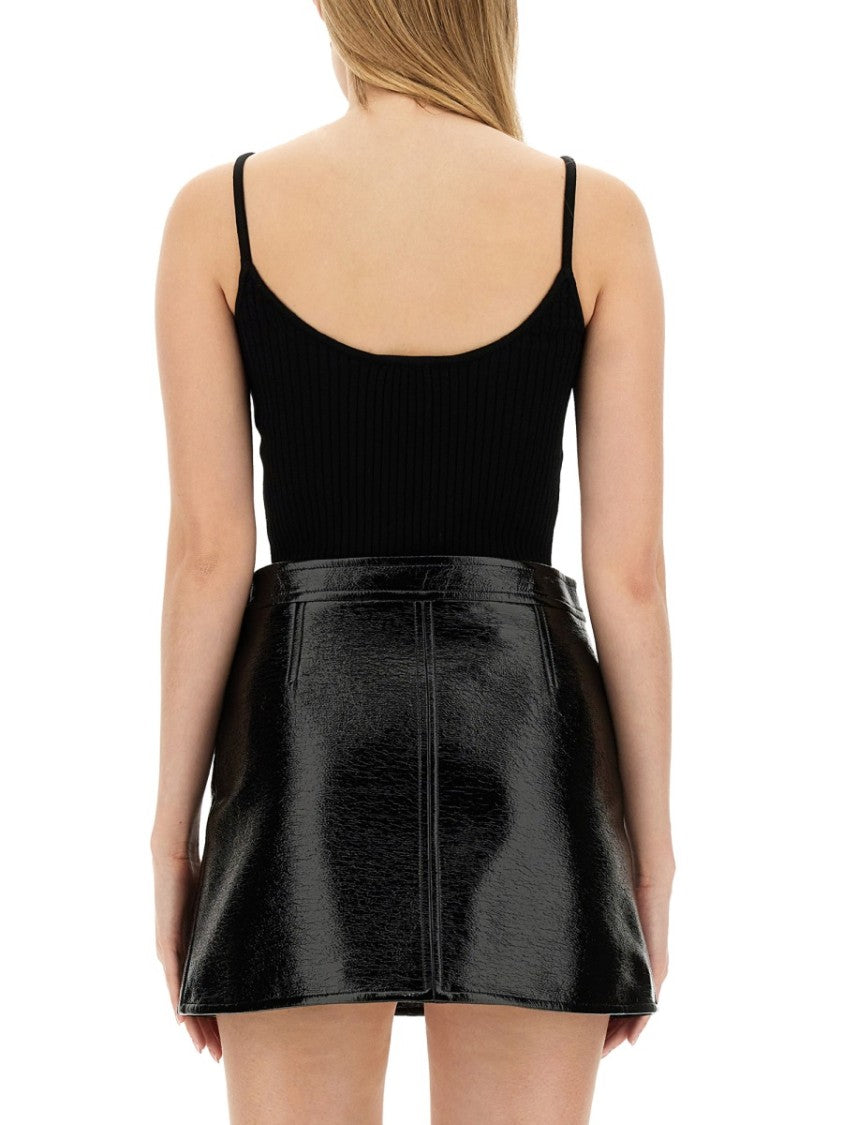 Courrèges "Reedition" Knit Tank Top