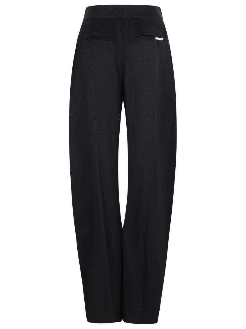 The Attico Gary' Long Black Virgin Wool Pants