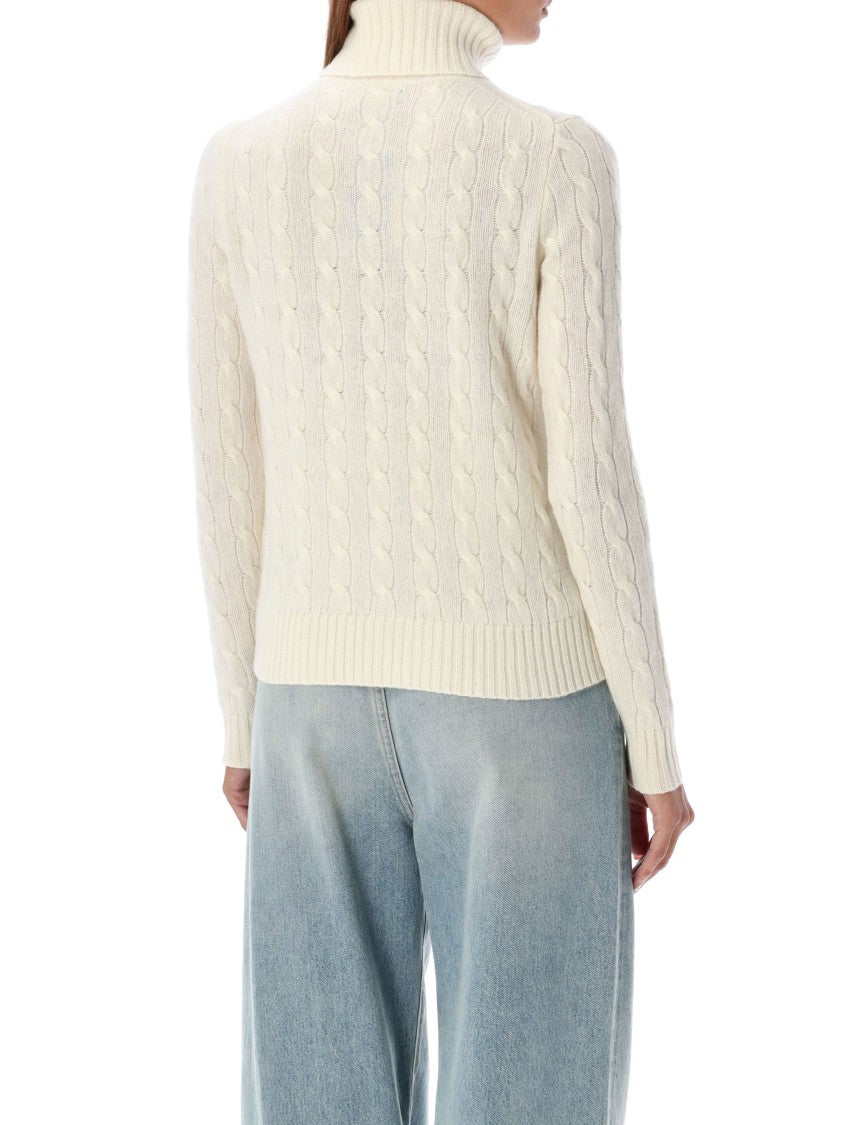 Polo Ralph Lauren High-Neck Cable Knit Sweater
