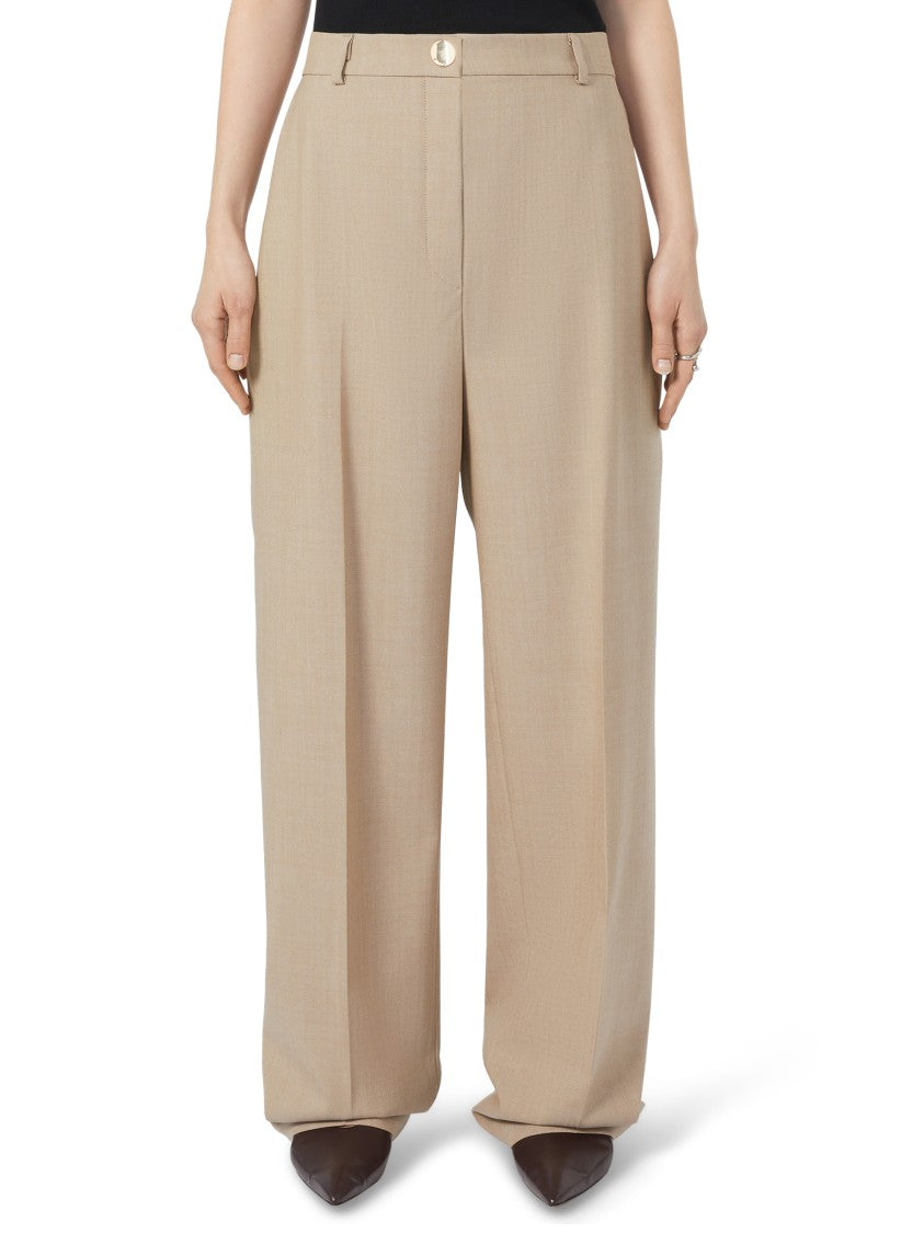 Max Mara Wide-Leg Tailored Trousers With High Waist