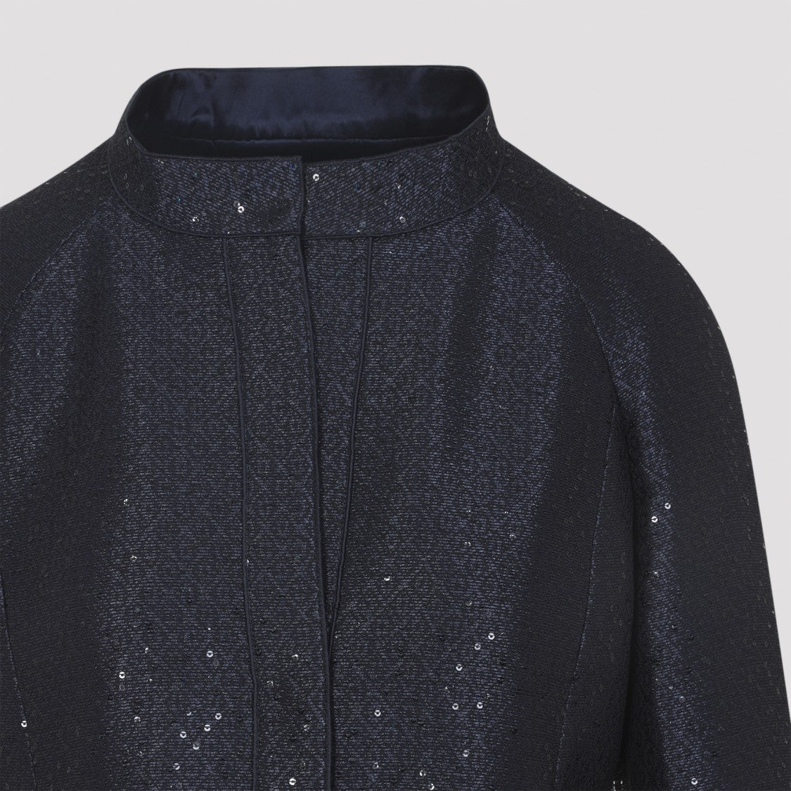 Giorgio Armani Fitted Blue Blazer