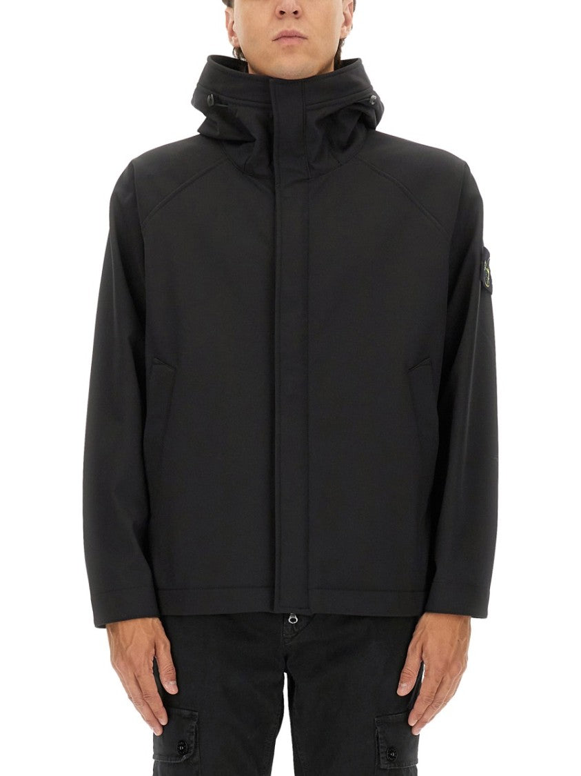Stone Island Short Soft Shell Parka