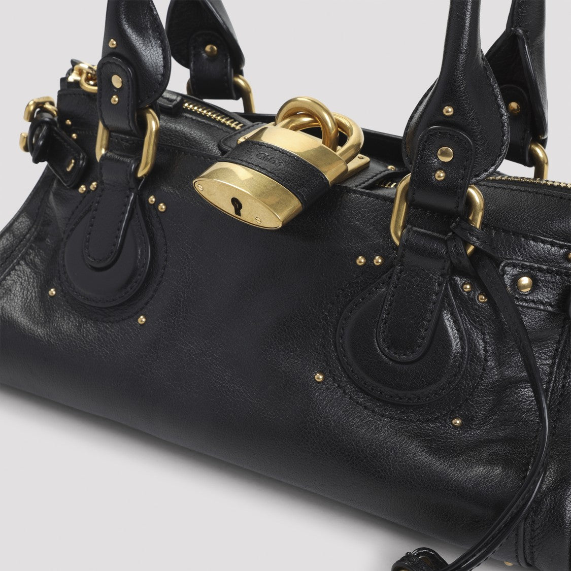 Chloé Rectangular Black Shoulder Bag