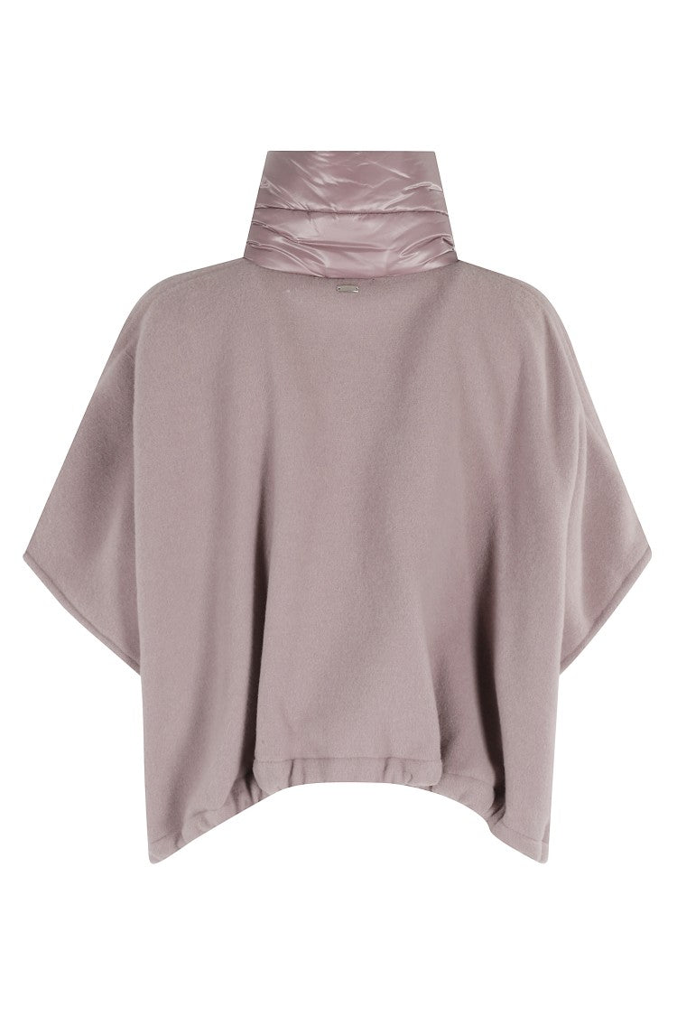 Herno Short Poncho With Details