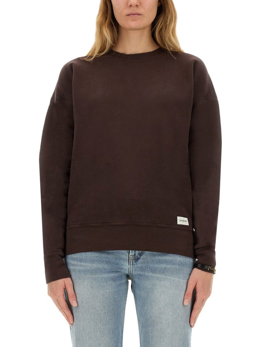 Saint Laurent Regular Fit Cotton Sweatshirt
