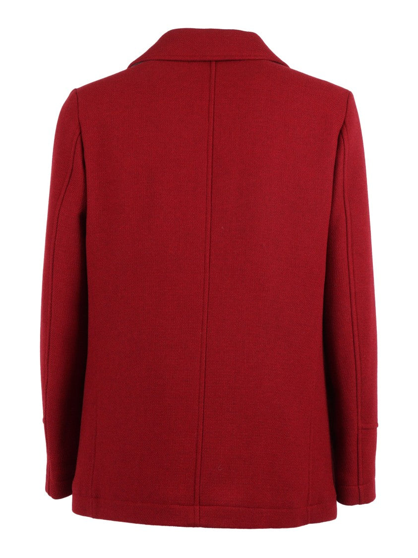 Camplin Island - S Double-Breasted Wool Coat