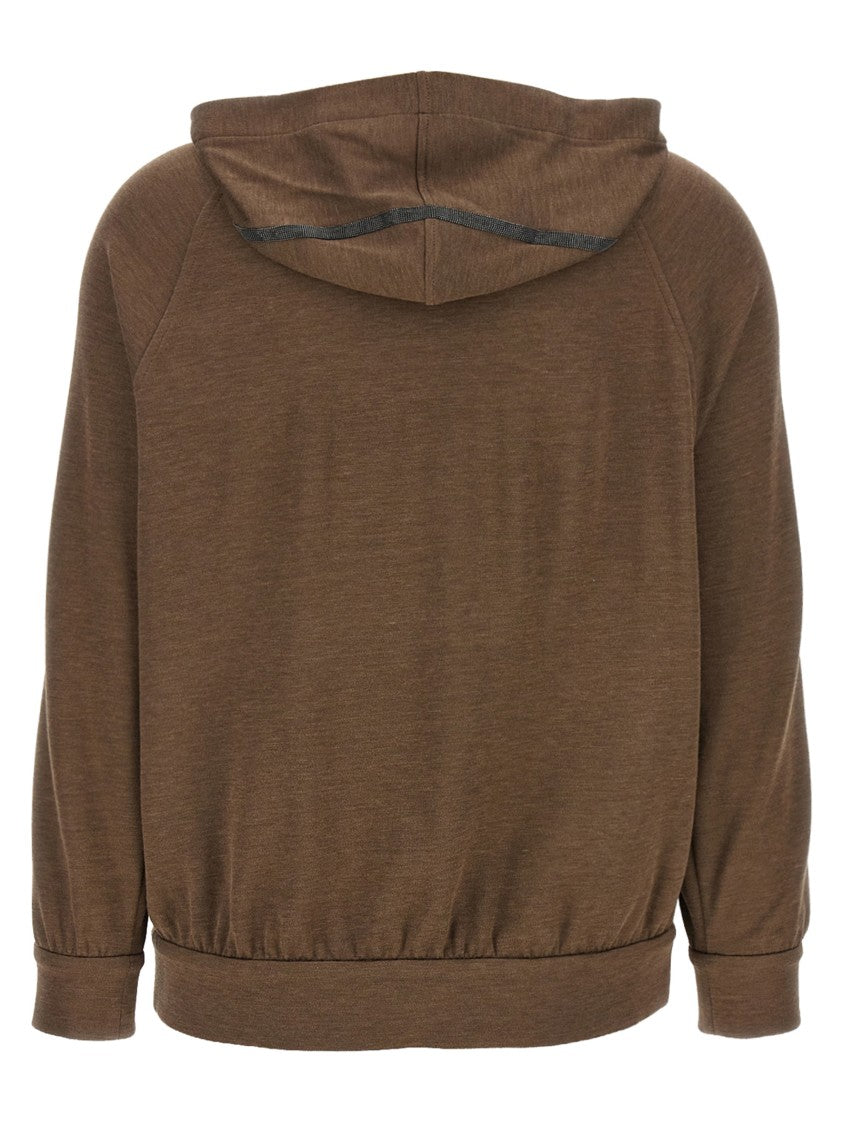 Brunello Cucinelli Shiny Trims' Hoodie