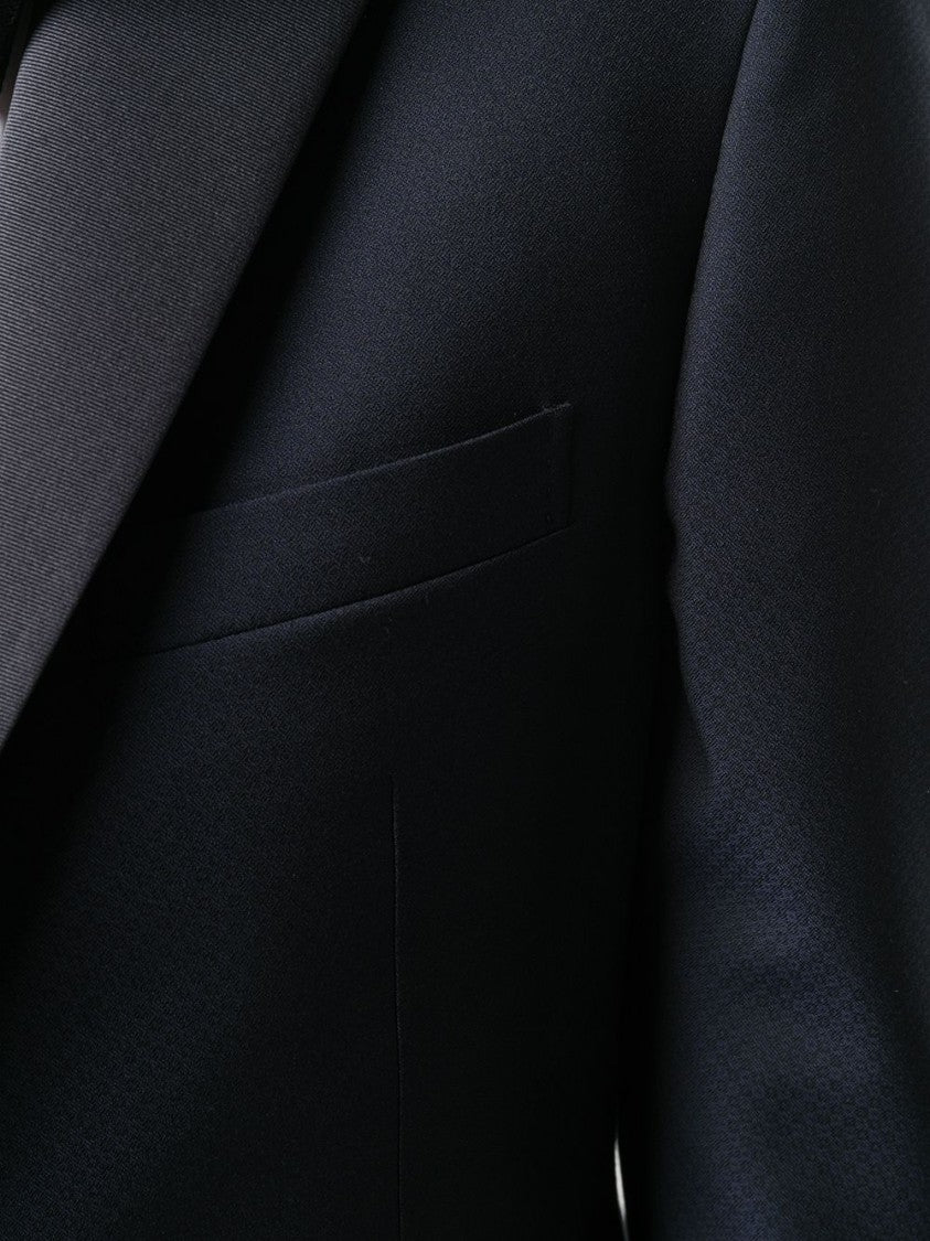 Tagliatore Tailored Three-Piece Suit In Virgin Wool