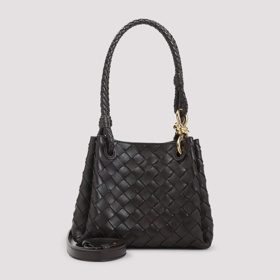 Bottega Veneta Lamb Leather Daily Essentials Handbag