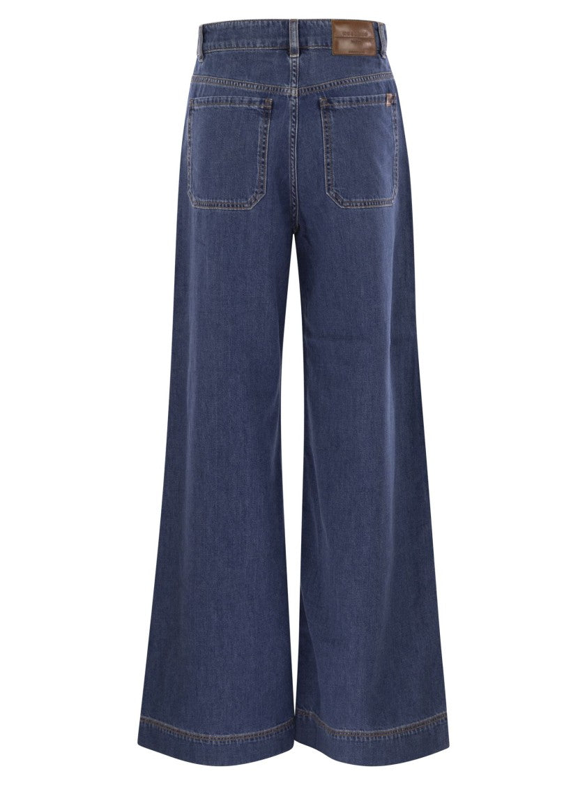 Max Mara Vega - Jeans Wide Leg In Denim