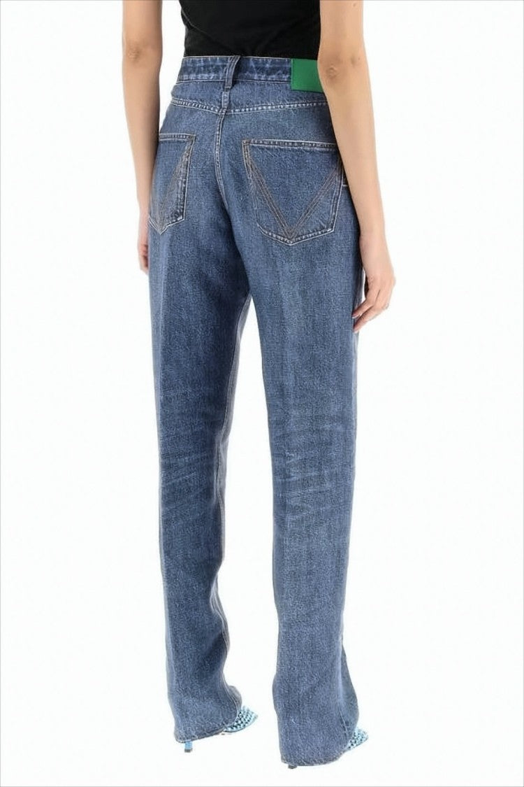 Bottega Veneta Straight-Leg Pants With Classic Denim Aesthetic