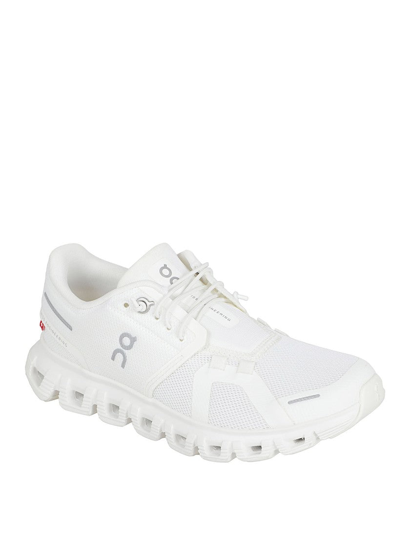 On Running Lightweight White Sneakers With Breathable Mesh Upper