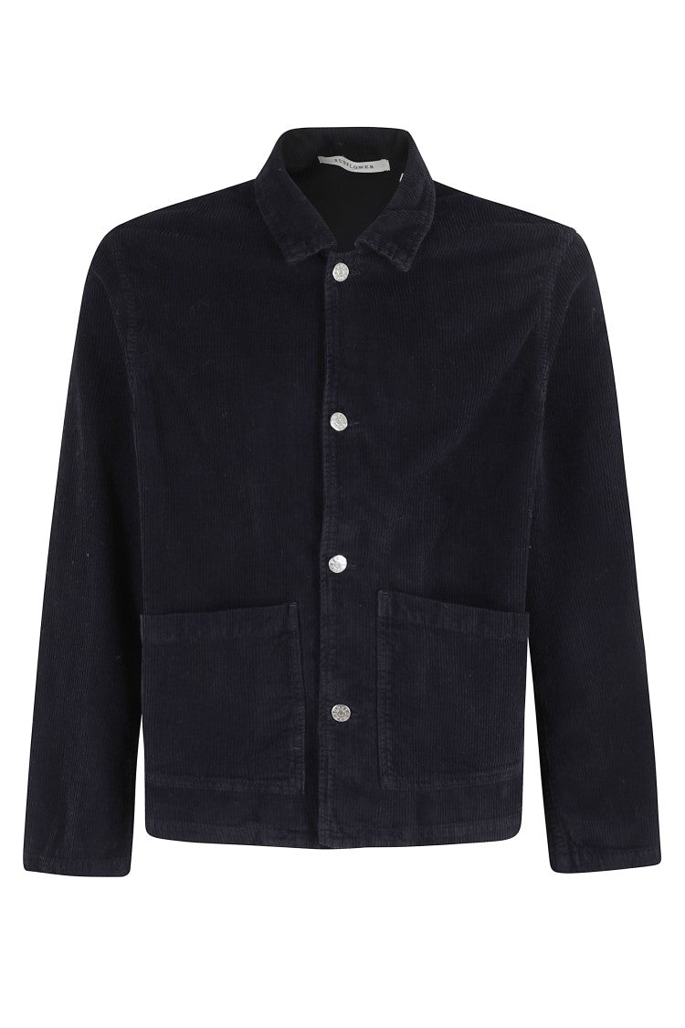 Sunflower Ribbed Knit Worker Jacket