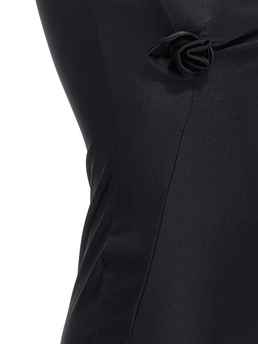 Coperni Asymmetric Flower' Long Dress