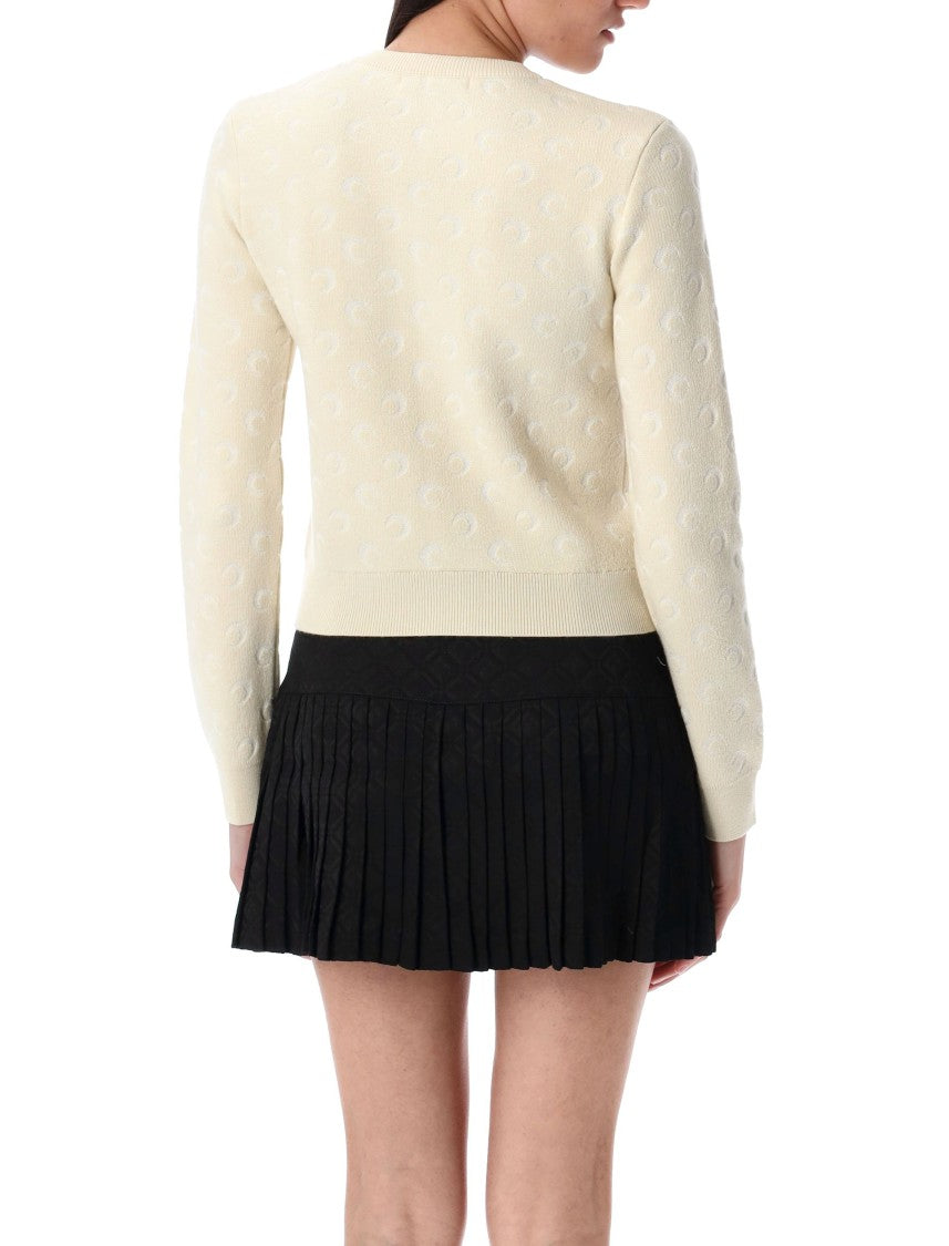 Marine Serre Moon Jacquard Cardigan