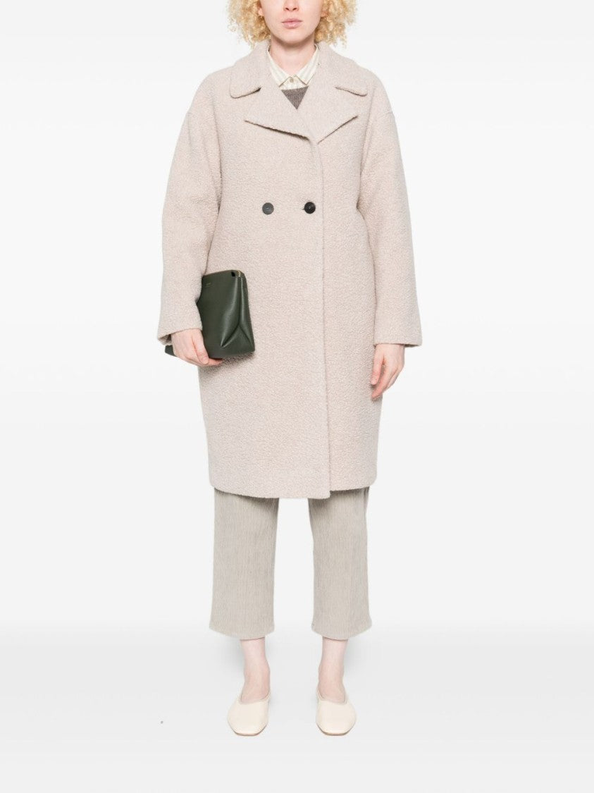 Harris Wharf London Double-Breasted Wool Blend Harris Wharf London Coat