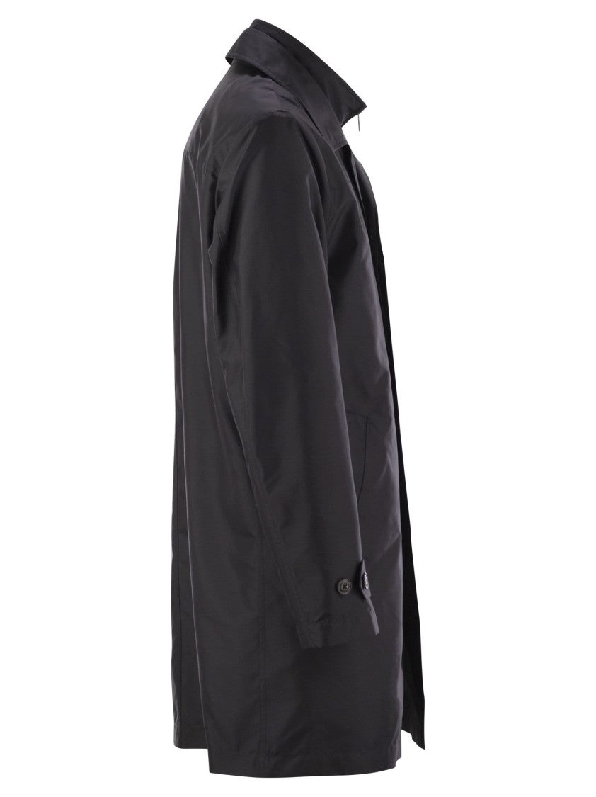 Fay Morning Coat In Technical Cotton