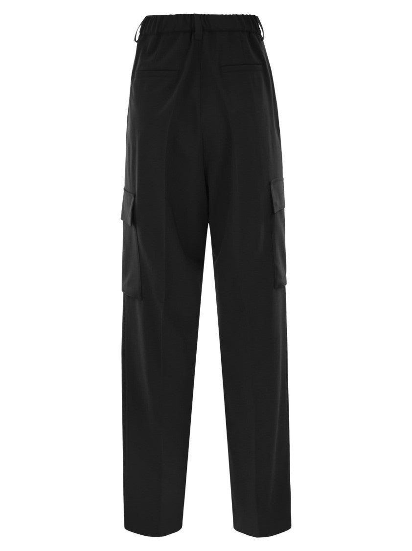 Herno Soft Wool Cargo Pants