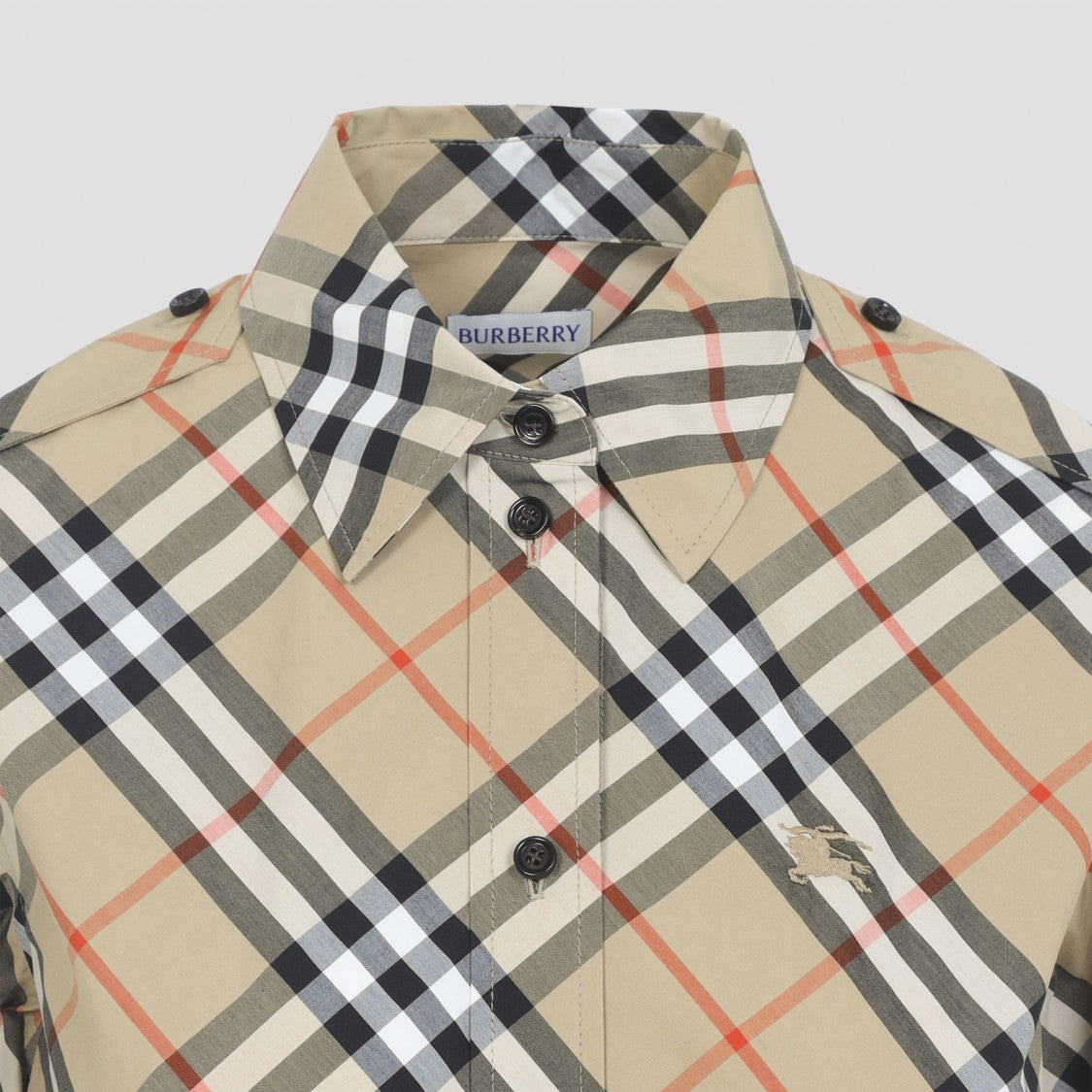 Burberry Nude Check Pattern Day Dress